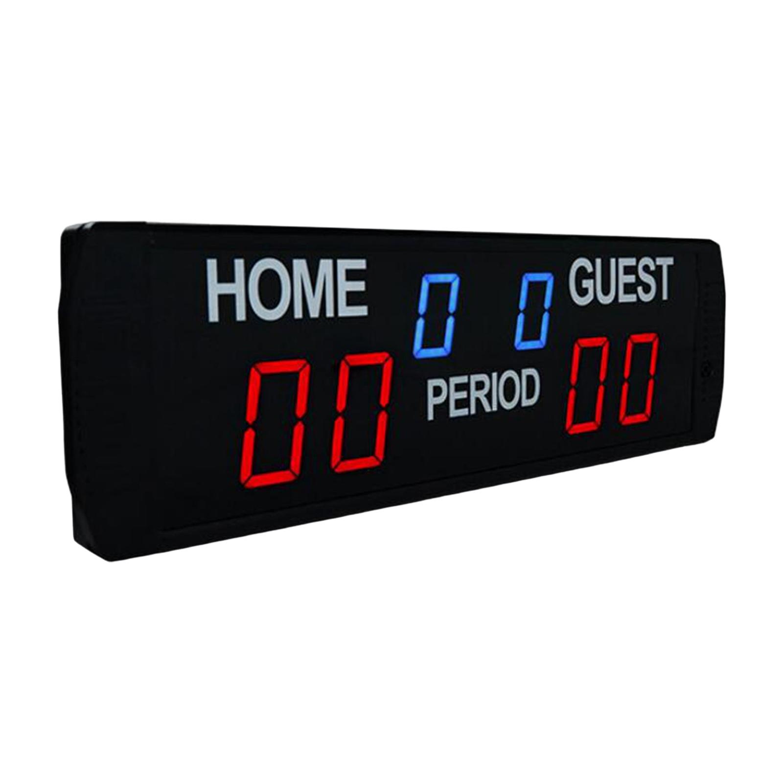 Scoreboard Clock Electronic Scores Gymnasium Score Keeper Games Score Board