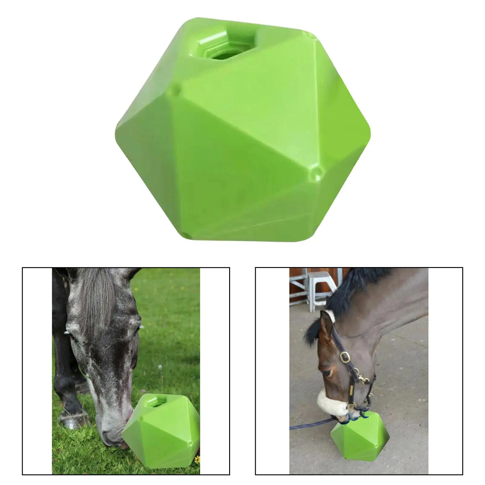 Fun Horse Treat Ball Feeding Toys Stable Stall Feeder Hay Equestrian Supplies Accessories Snack Ball for Sheep Cow Farmhouse