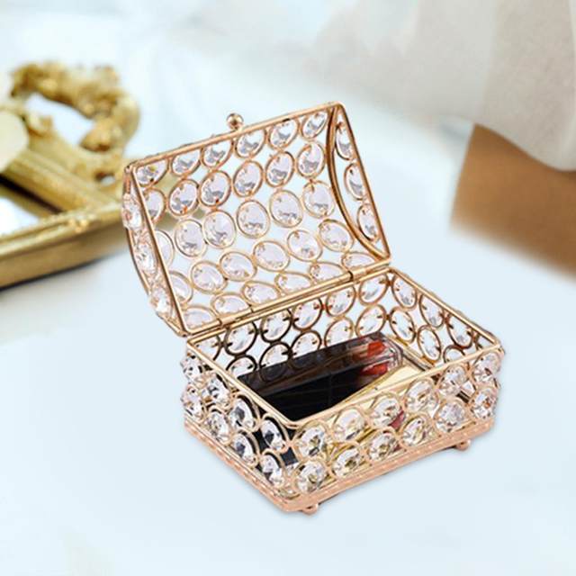 Vintage 2024 crystal jewelry box