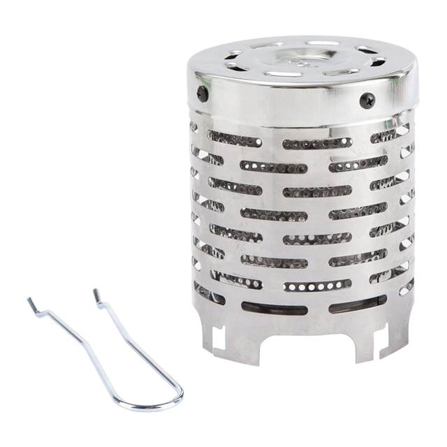 Outdoor Camping Stoves Heating Cover Tent Heating Cover Durable Heating Stoves Camping Heater for Fishing Hiking Camping