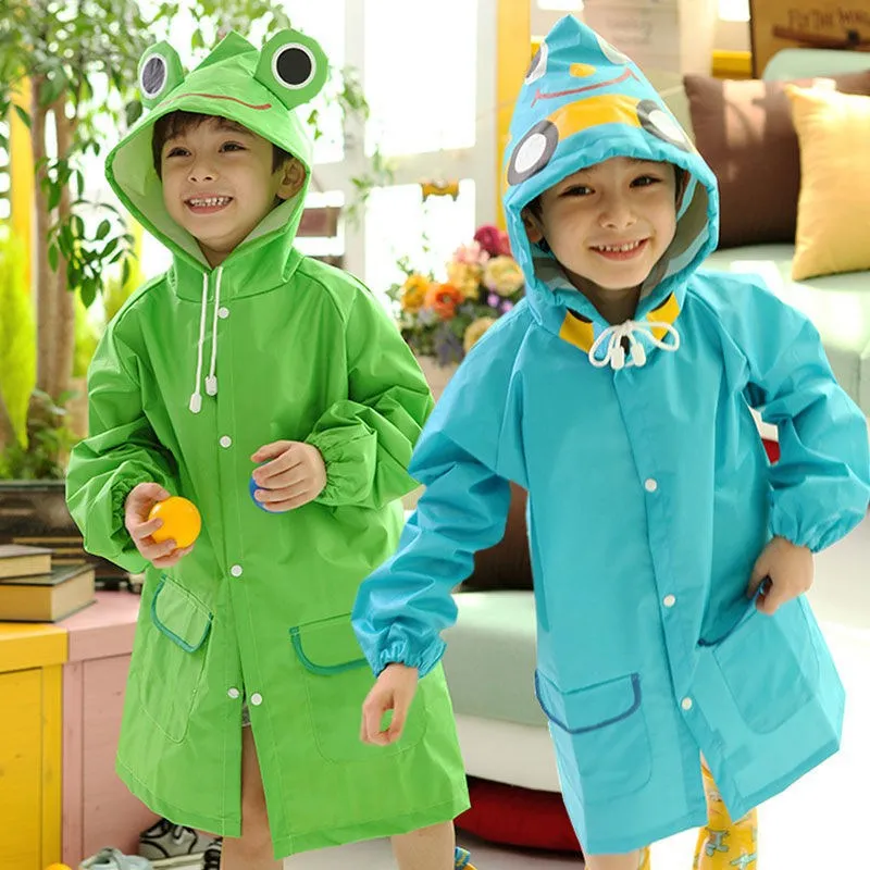 Title 18, Cartoon Animal Style Waterproof Kids Baby Rainc...