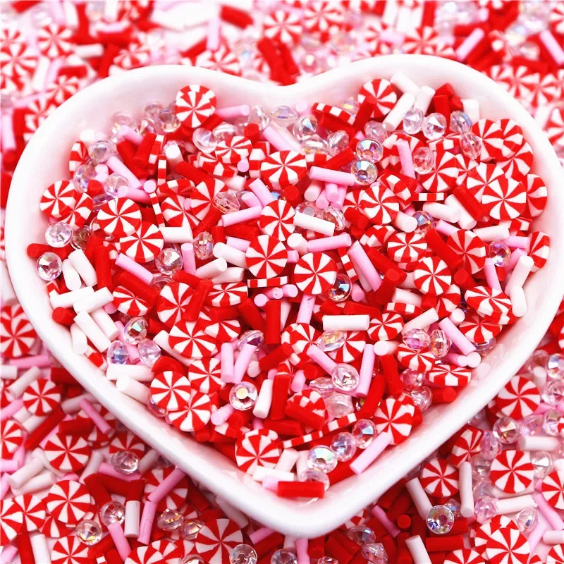 Süßigkeiten-Polymer-Ton-Scheiben, 1 mm, dünn, lang, zylindrisch, heiße Ton-Streusel für Schleim, DIY-Handwerk, winziges Kunststoff-Ton-Zubehör – Detail 6