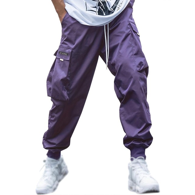 Men's Casual Sports Jogging Cargo Pants Pockets Streetwear Hip-Hop - Image 12