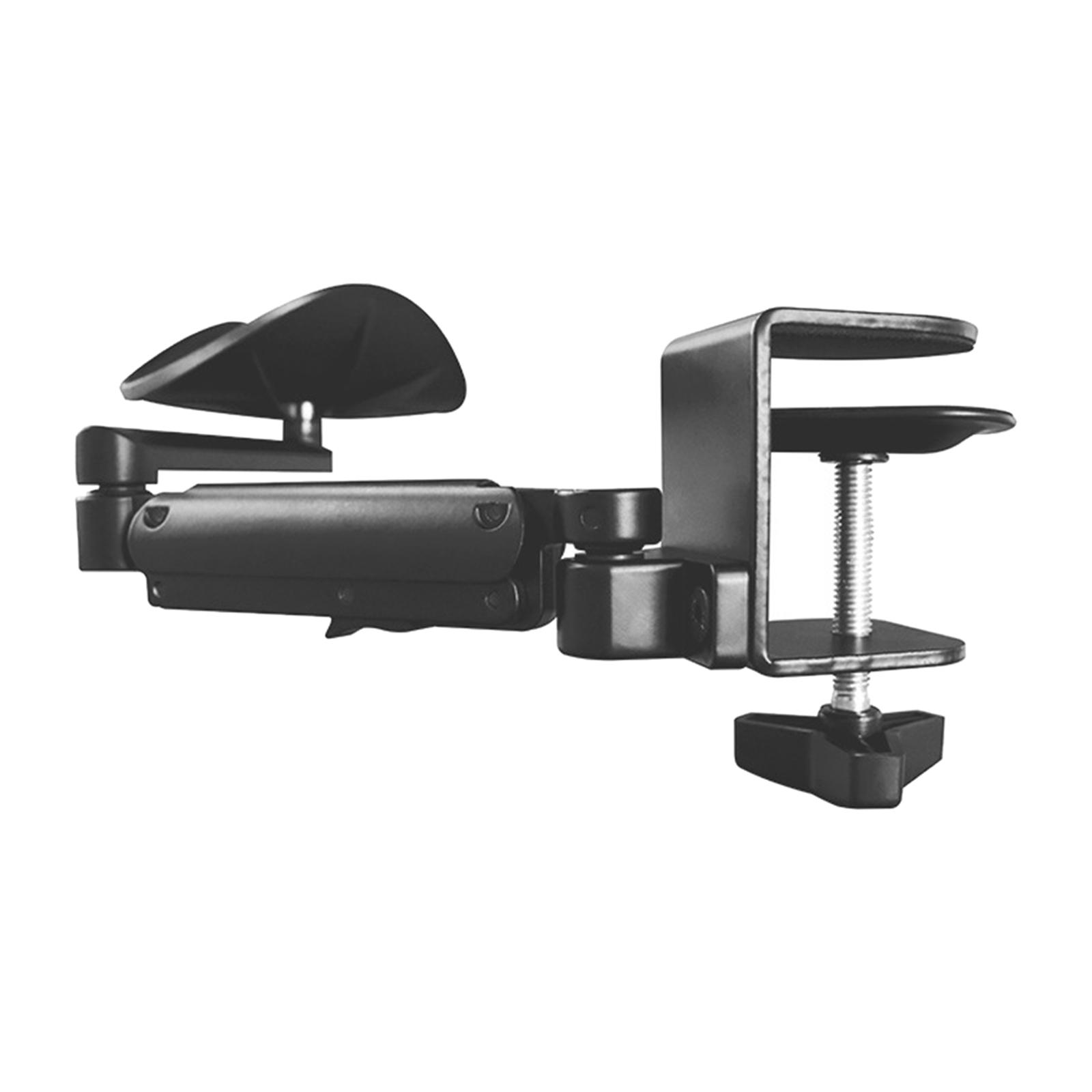 suporte de apoio de braço portátil para mesa ergonômico ajustável computador apoio de braço para mesa cadeira montagem bandeja teclado braço resto