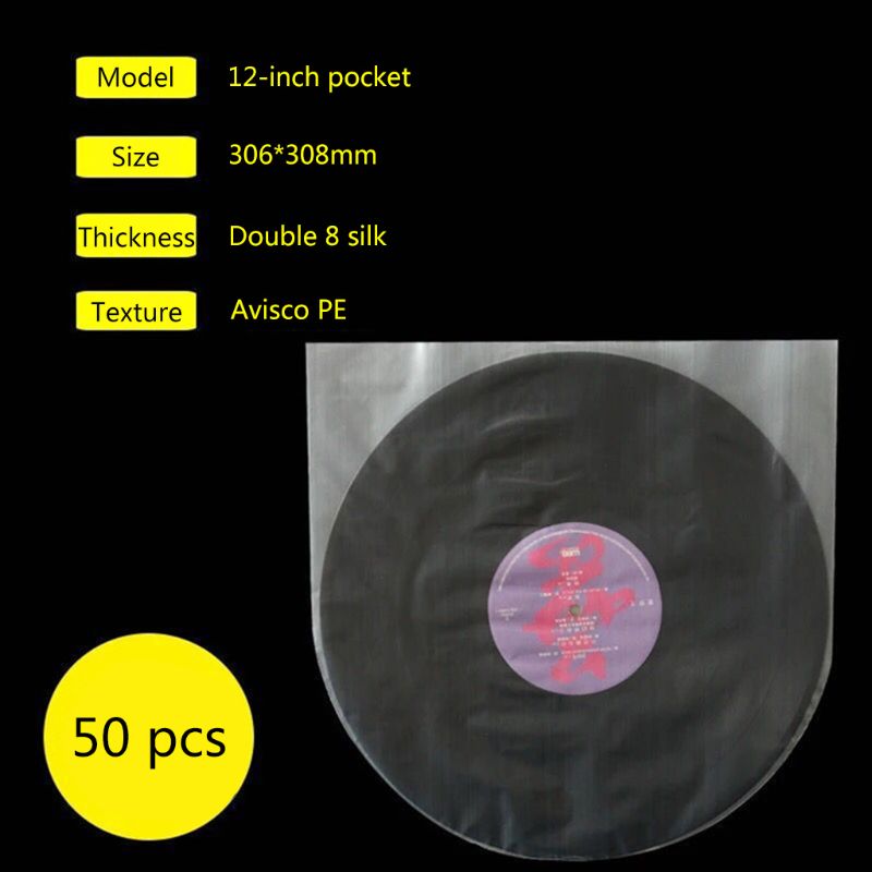 573A 12 Zoll Klar für LP Innere Ärmeln Anti Statische Vinyl Record Ärmeln 12 "Bieten für LP Sammlung für LP Vinyl Rekord EIN – Detail 10