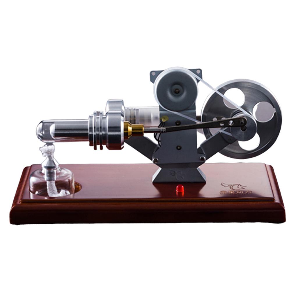 Stainless Steel Stirling Engine Electric Generator Engine Student Training