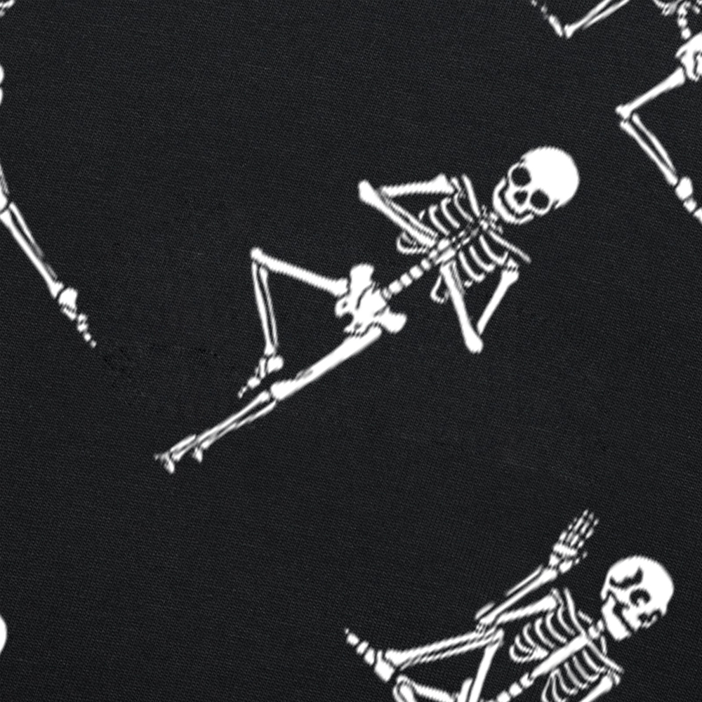 Lustige Yoga Skeleton T Shirts Baumwolle Grafik Streetwear Kurzarm Geburtstag Geschenke Sommer Stil T-shirt Herren Kleidung – Detail 5