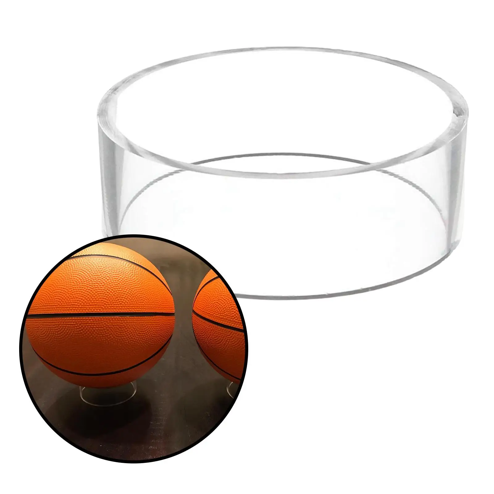 Acrylic Ball Display Holder Storage Rack Stand for Volleyball Basketball Softball