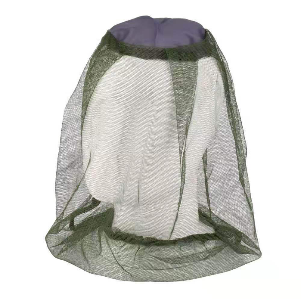 Description Picture 5 of itemNew Mosquito Hat Net Face Head Protector Foldable Outdoor Insect Gnat Head Cover Fishing Supplies Anti-mosquito