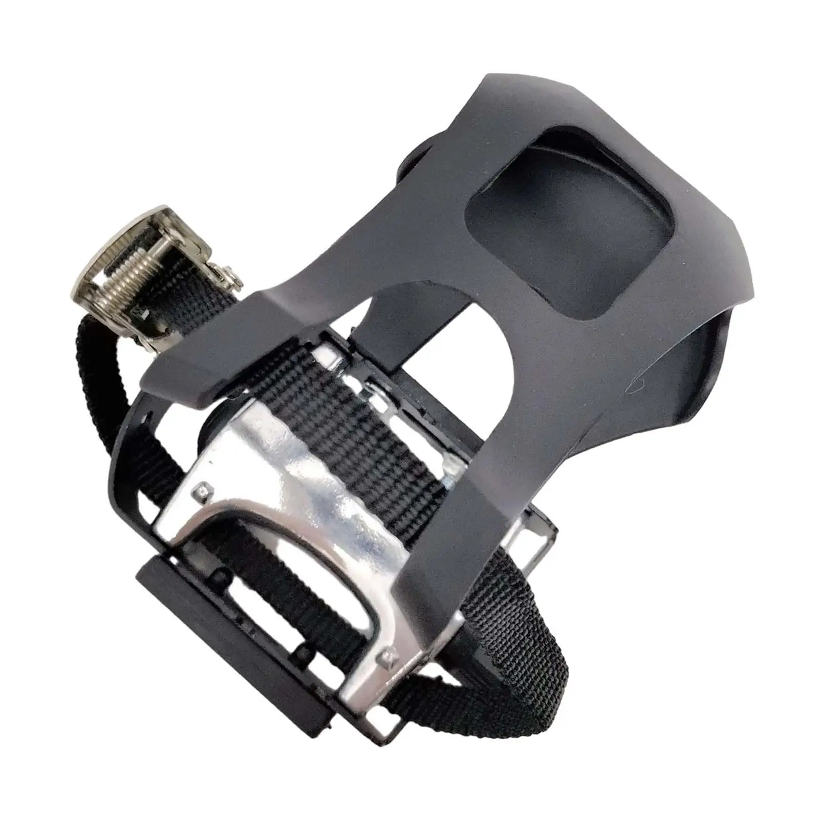 Bike Pedals with Toe Clips and Straps Bicycle Pedals for Indoor Riding Parts