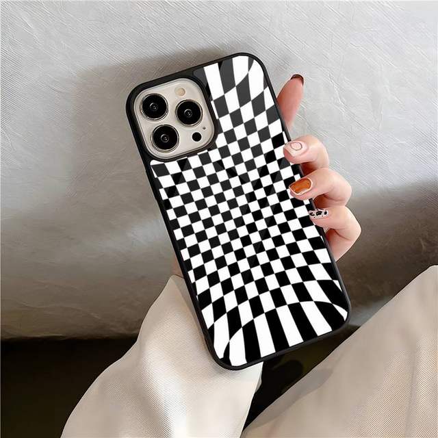 Checkerboard Checkered Chess Board Phone Case For IPhone 14 13 12