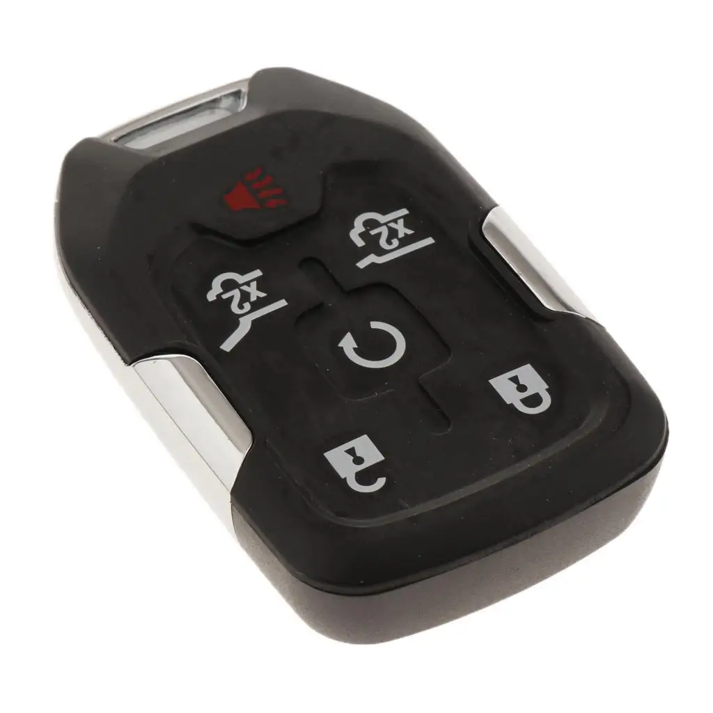  Entry Remote Control Car Key Fob Case Shell 6 Button Pad Outer Cover for