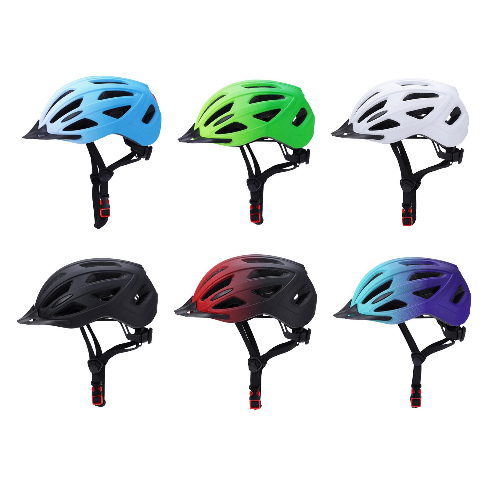 Bike Helmet Cycling Accessories with LED Safety Light Outdoor Bicycle Helmet