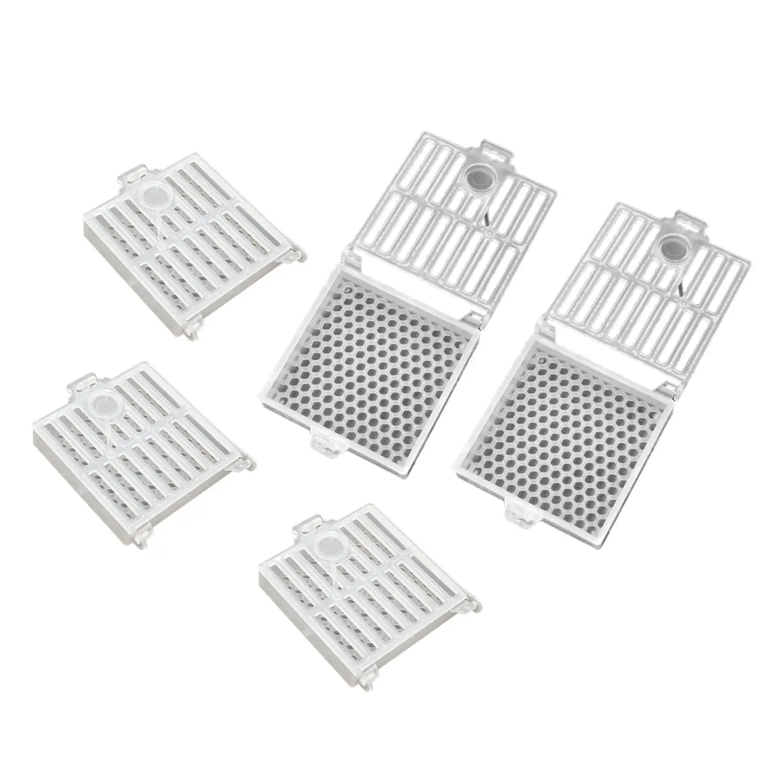 5 Pieces Queen Cage Multifunction Rearing Tools W/ Comb Box Durable