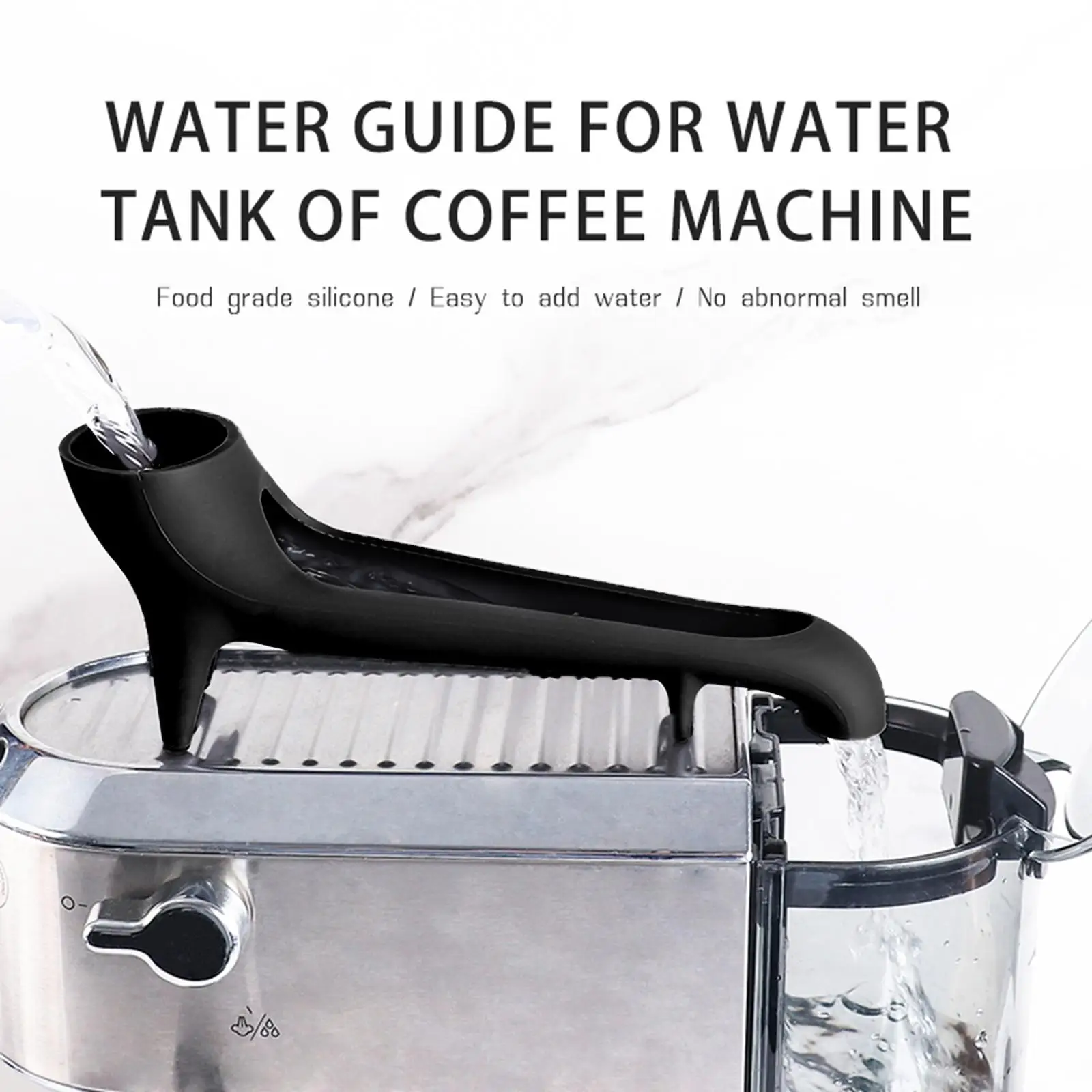 Coffee Machine Water Tank Water Guide Auxiliary Water Dispenser Diversion Tool Coffee Tampering and Water Tank