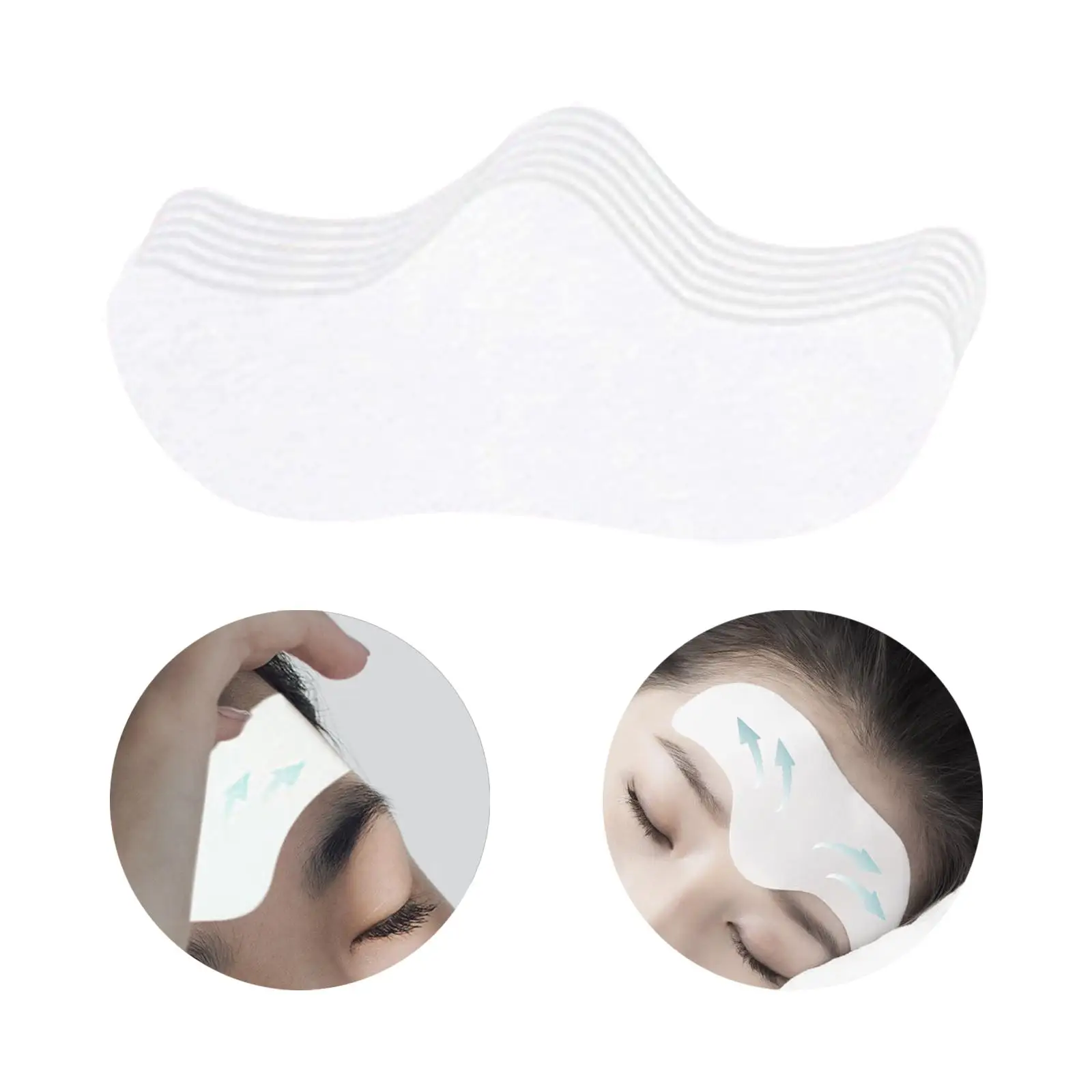 6Pcs Forehead Wrinkle Resistant Patches Face Smoothing Patches for Men Women Forehead Wrinkle Resistant Skin Care Tapes Mask