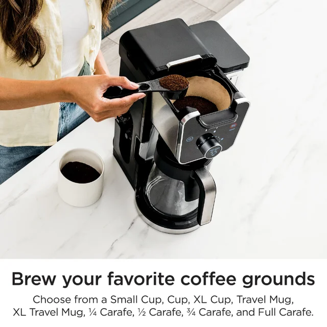 Ninja® Programmable XL 14-Cup Coffee Maker Kitchen Appliances Adjustable  Heating Plate Removable Water Tank Coffee Machine - AliExpress