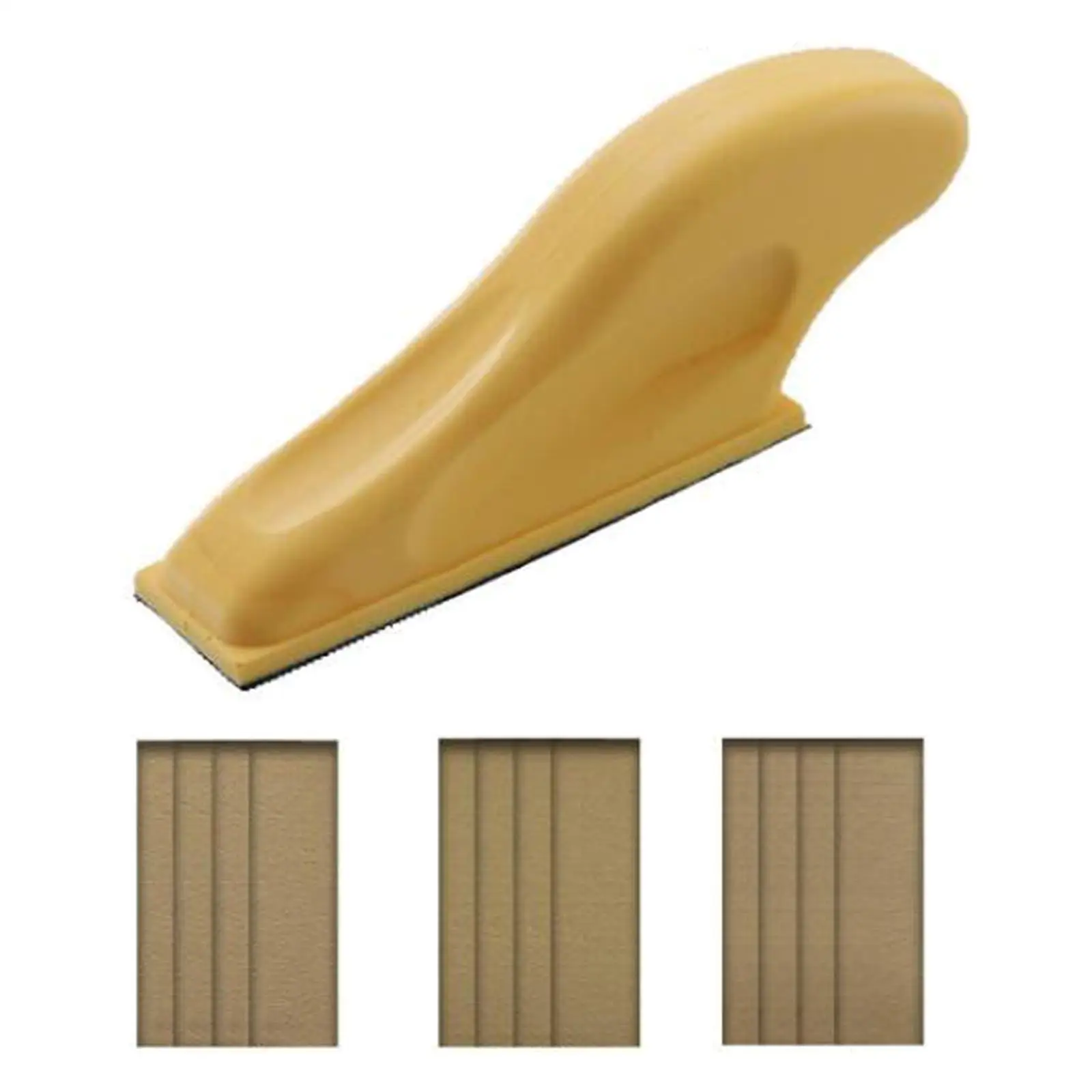 Portable Sanding Kit Sanding Paper with Replacement Sandpaper Detail Handle Sanding Tools for Products Finishing Sanding