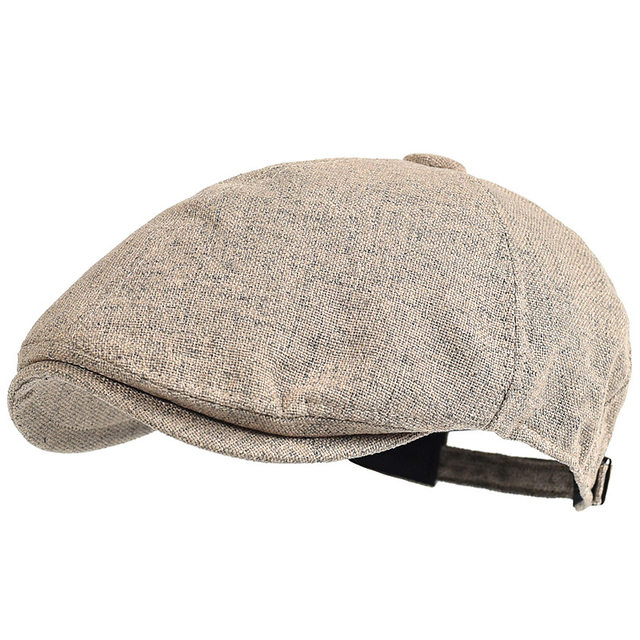 Casquette Plate Béret Vintage En Coton | Réglable 55-63cm | Style Gatsby Ivy Cap Unisexe