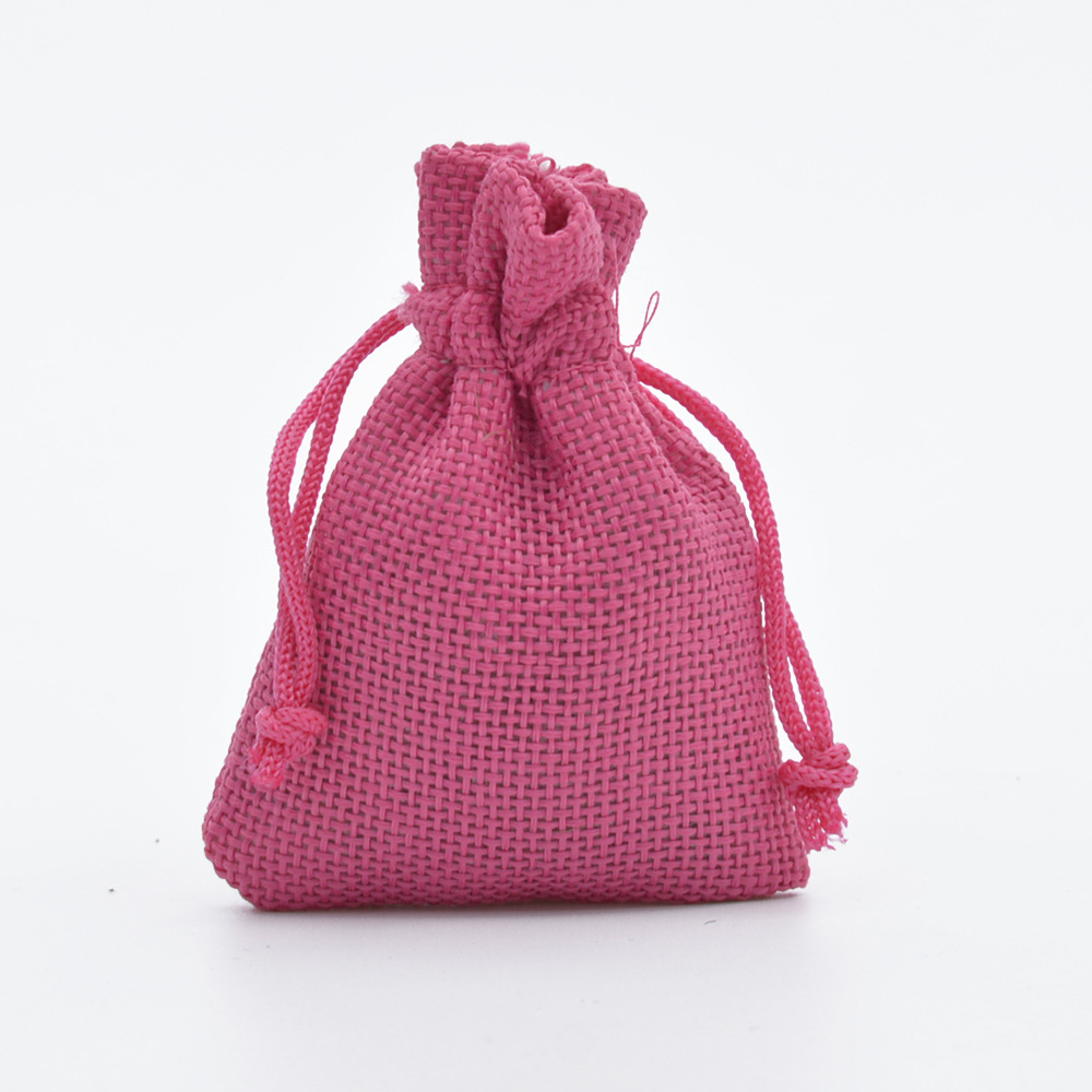 5 Stück Multisize Jute Sackleinen Leinen Kordelzug Tasche Weihnachten Halloween Geschenktüten Hochzeit Geburtstag Party Süßigkeiten Schokolade Verpackungsbeutel – Detail 11