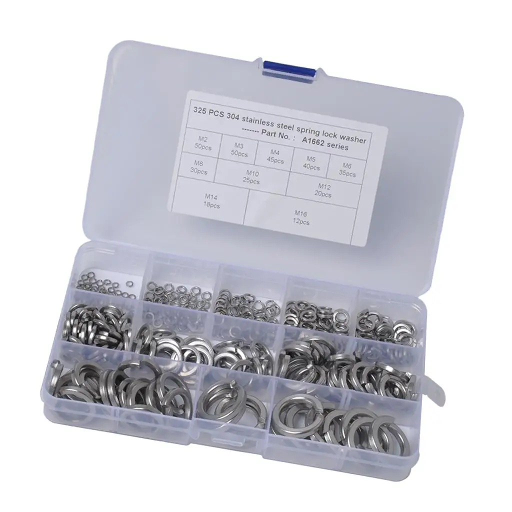 Lock Coil Washers304 Stainless Steel M4/5/6/8/10/12/14/16