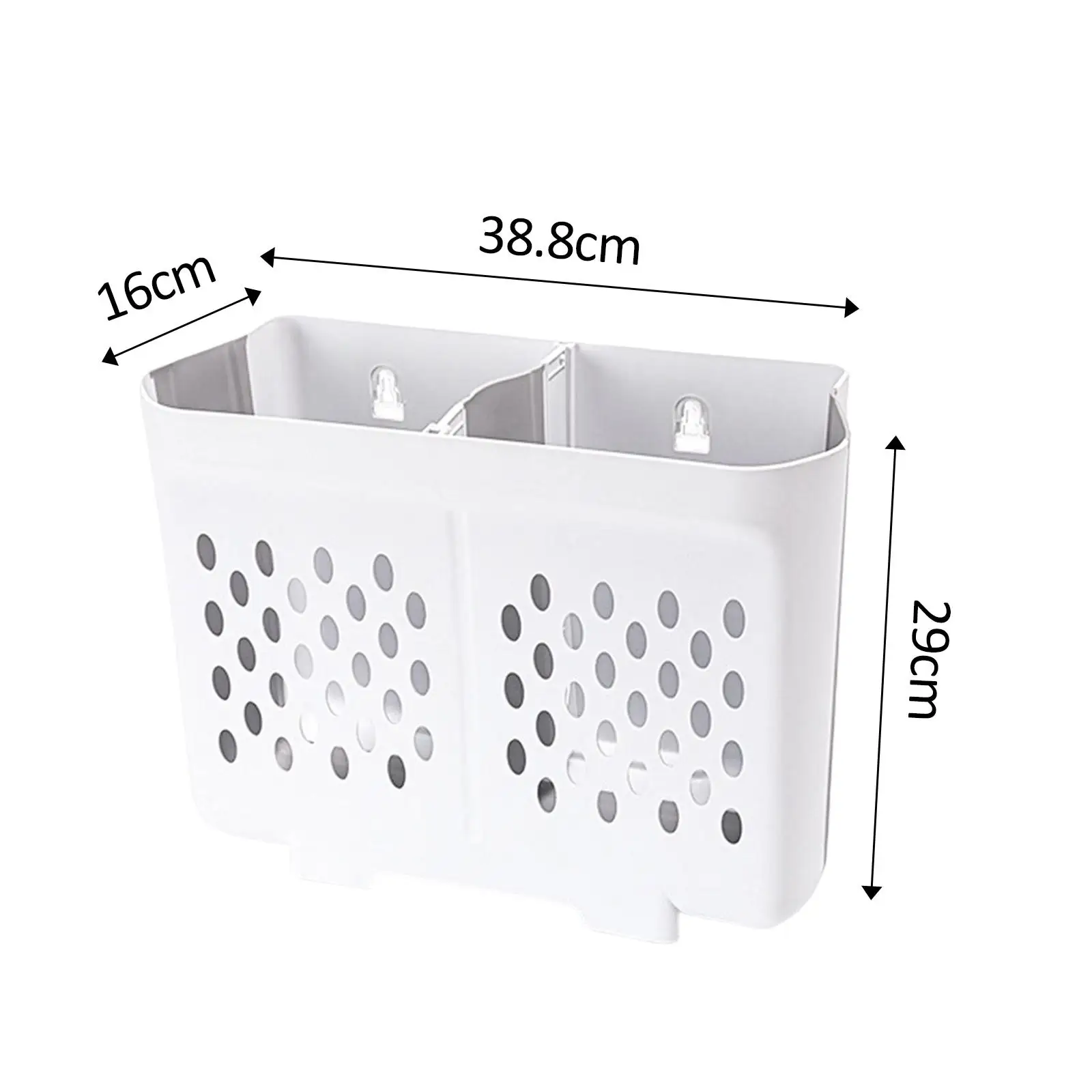 Household Foldable Laundry Hamper Organizer Hanging Hollowed Out Durable for Apartments, Hotel Use, Utility Room Sturdy