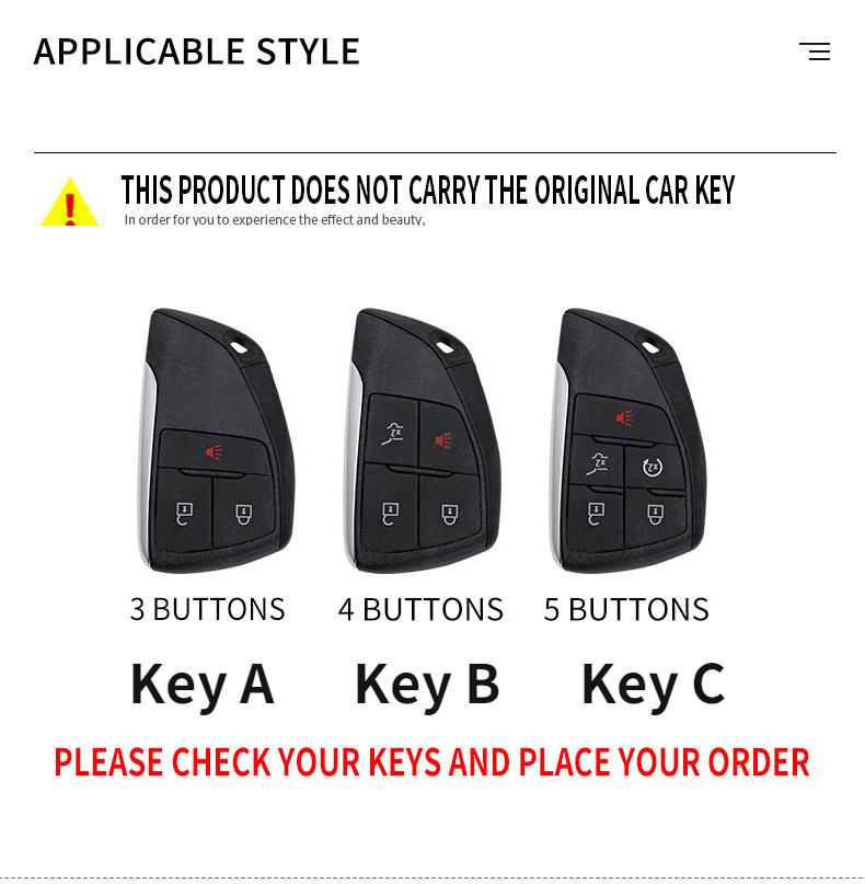 Portachiavi in pelle Cover Remote Fob per Buick ENVISION S Plus Avenir 2020 2021 2022 6 Portachiavi in pelle Cover Remote Fob per Buick ENVISION S Plus Avenir 2020 2021 2022 - S496584bd3f044bf3a924cd5b7c48f9b7r