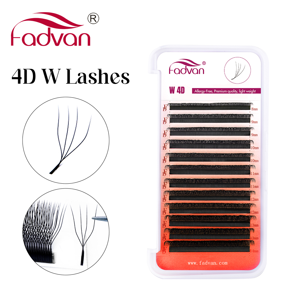 Best of Fadvan 4D W Shape Eyelash Extension 4D Premade Volume Fans W Style False Eyelashes Natural Makeup Tools Reviews & Tips