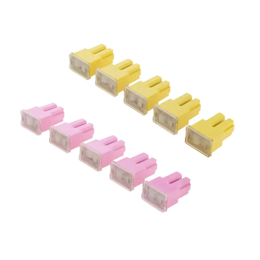 10 Car Parts 30A + 60A 32V FLF-S Female   Cartridge PAL Fuses