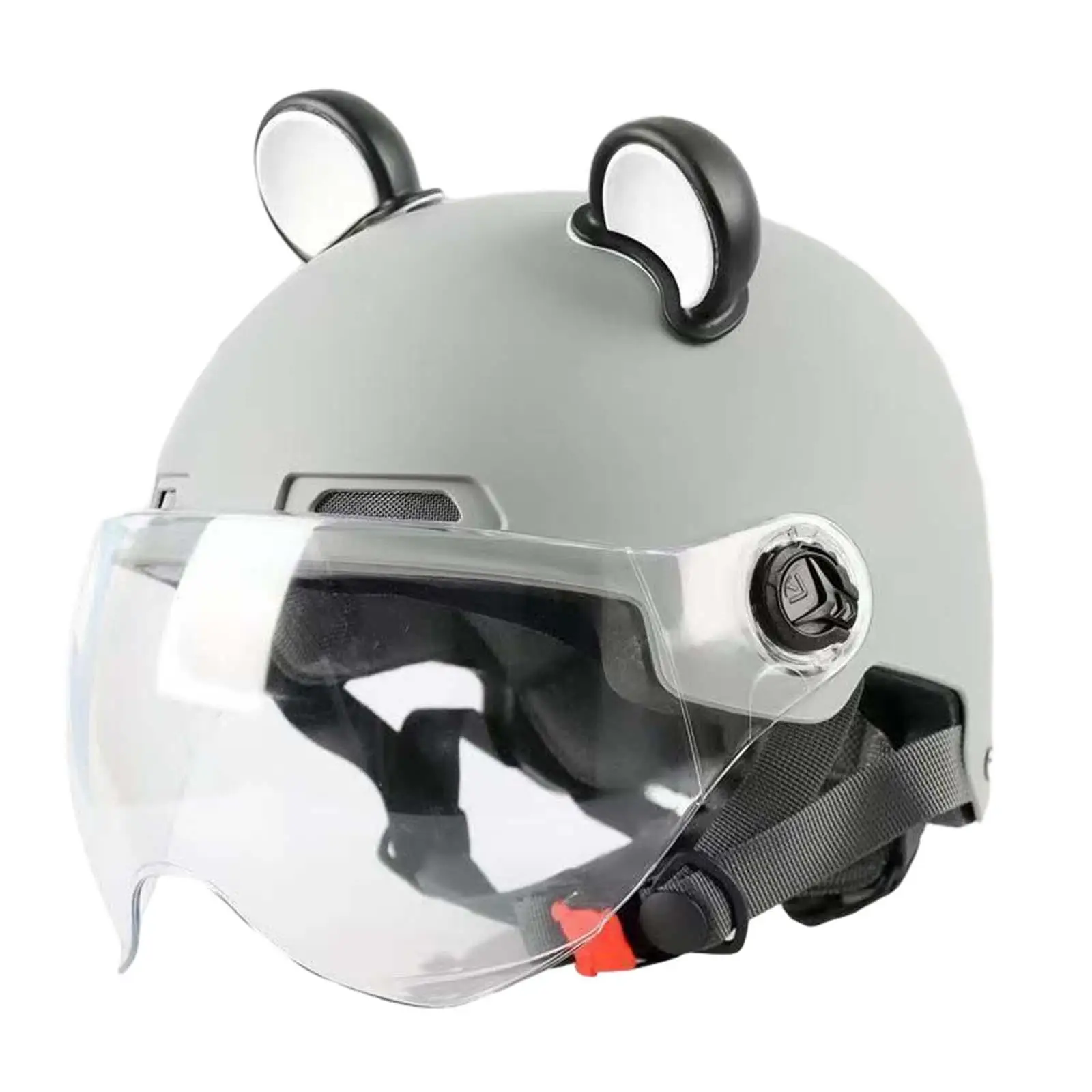 Open Face Moped Helmet Fashion Novelty Lightweight Half Helmet Accessory for Chopper Cruiser Electric Motorcycles Moped Men