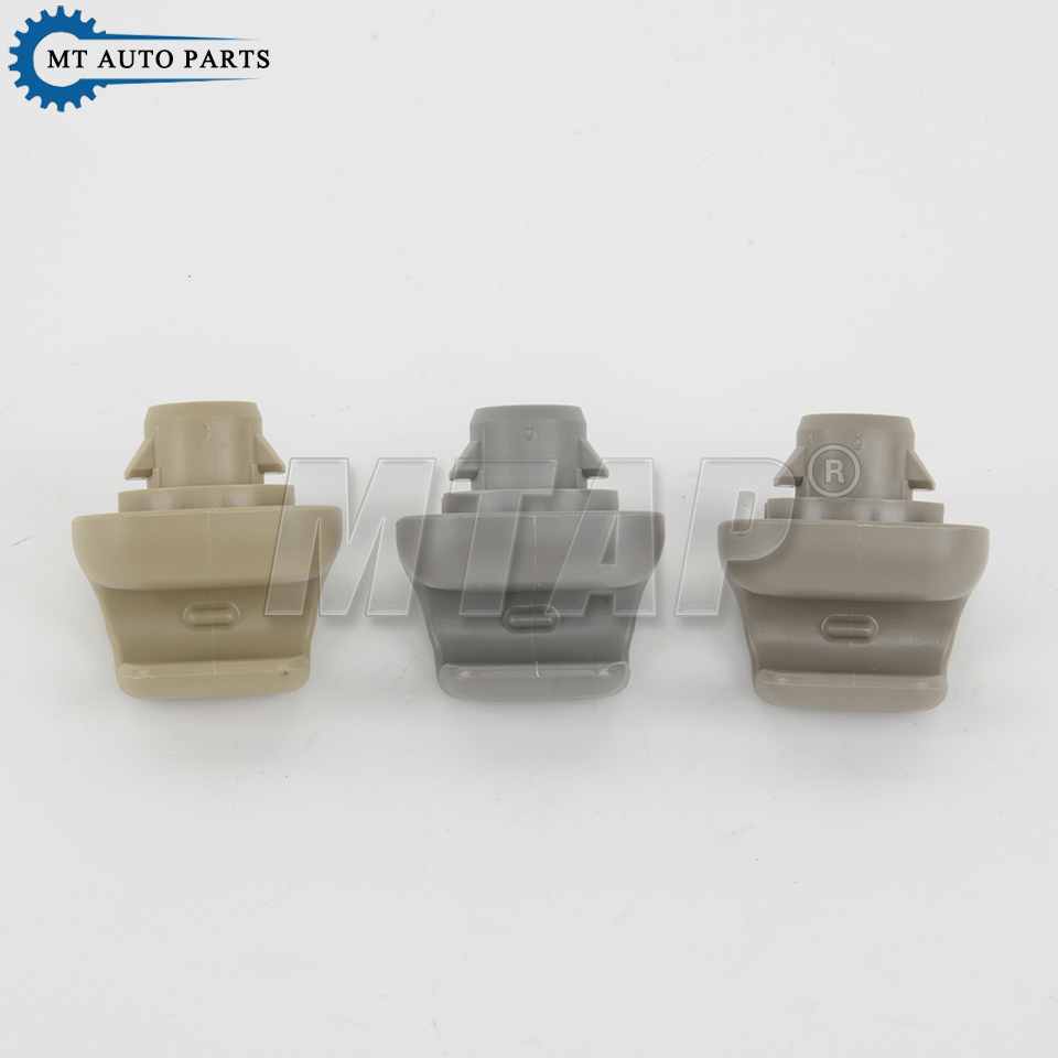 MTAP Aftermarket Car Sunvisor Holder Clips Sun Visor Fastener For HONDA CIVIC FA1 FD1 FD2 2006-2011 Beige Ivory Gray Color