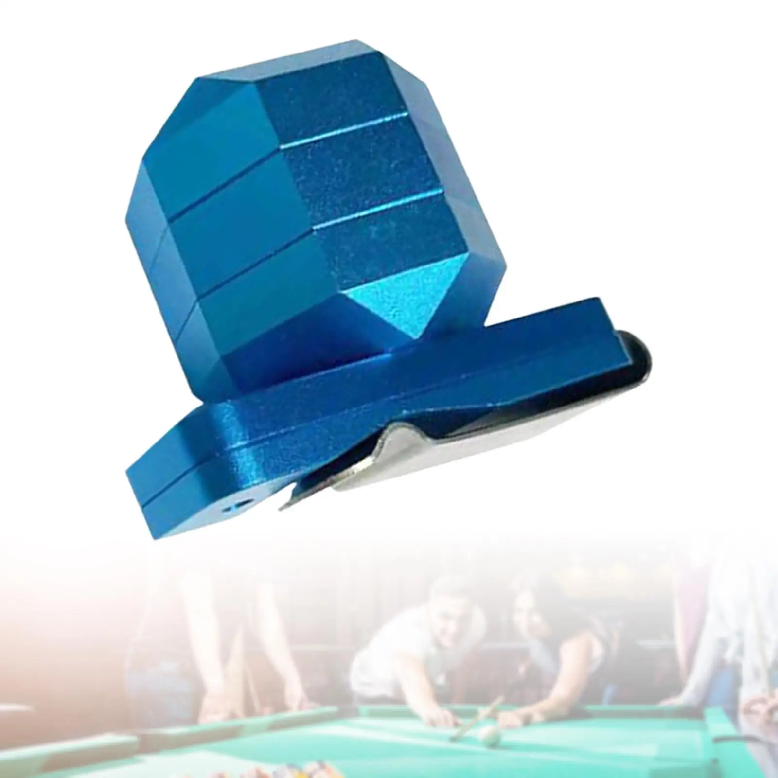 Mini Billiard Chalk Holder, with Belt Clip Practical Tool Supplies Cup Accessories Box Container Aluminium for Replacement Cue
