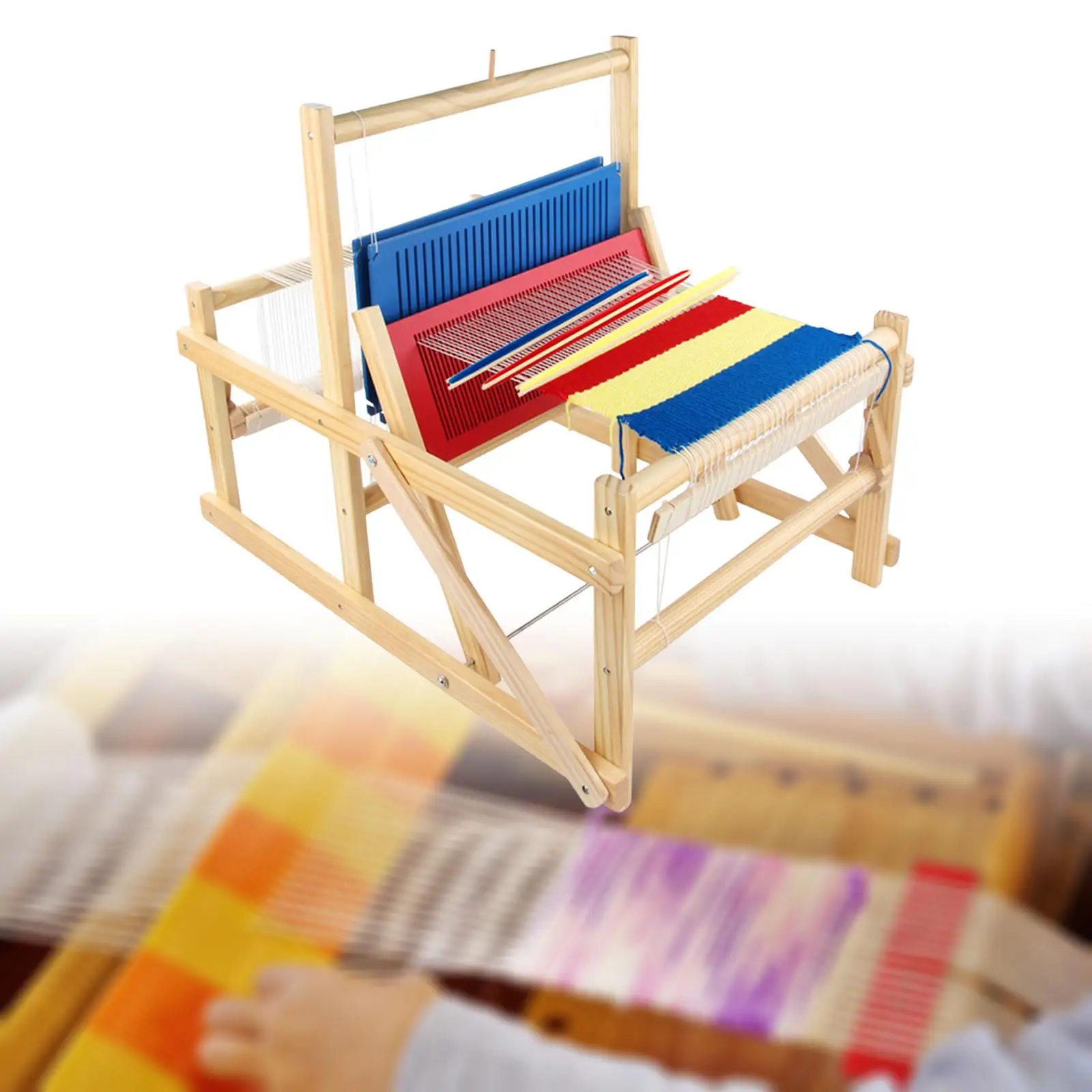 Weaving Loom for Kids and Adults Hand Knitting Wooden Weaving Loom Intellectual Toys for Kids