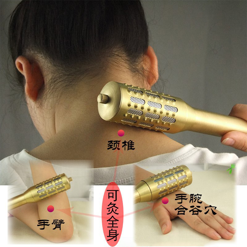 Best of High-class Moxibustion Roll Hand Held Burner Moxa Therapy Rotatable Warm Body Meridian Massager Acupoint Pressure Dual Purpose Reviews & Tips - Image 2