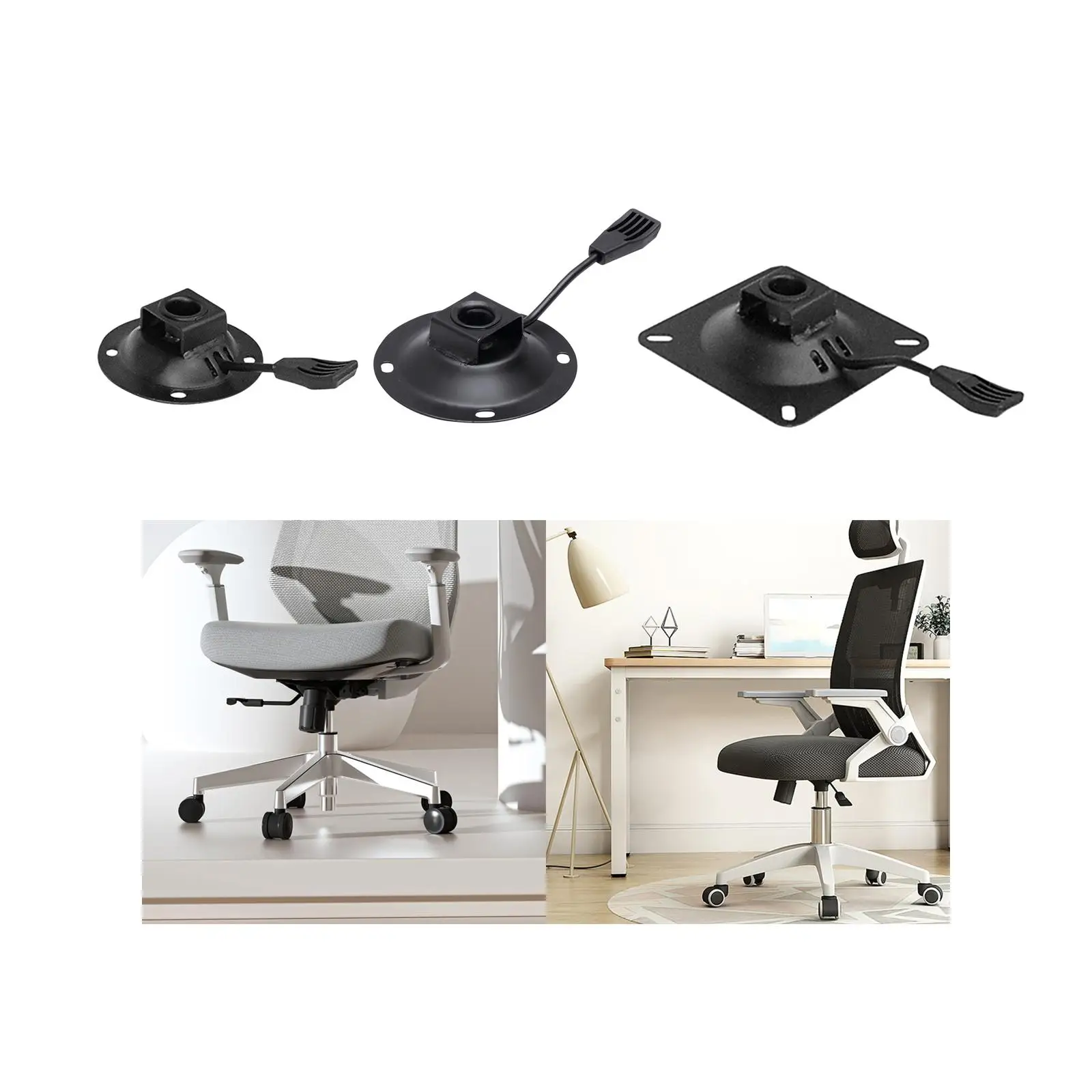 Office Chair Tilt Control Seat Mechanism Chair Swivel Base Plate Heavy Duty for Gaming Chairs Bar Stool Office Chairs Furniture