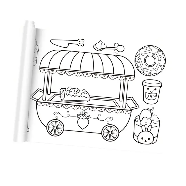 New Coloring Poster for Kids Large Coloring Book Wall Doodle Art Coloring  Education Poster for Classroom Home Birthday Par - AliExpress