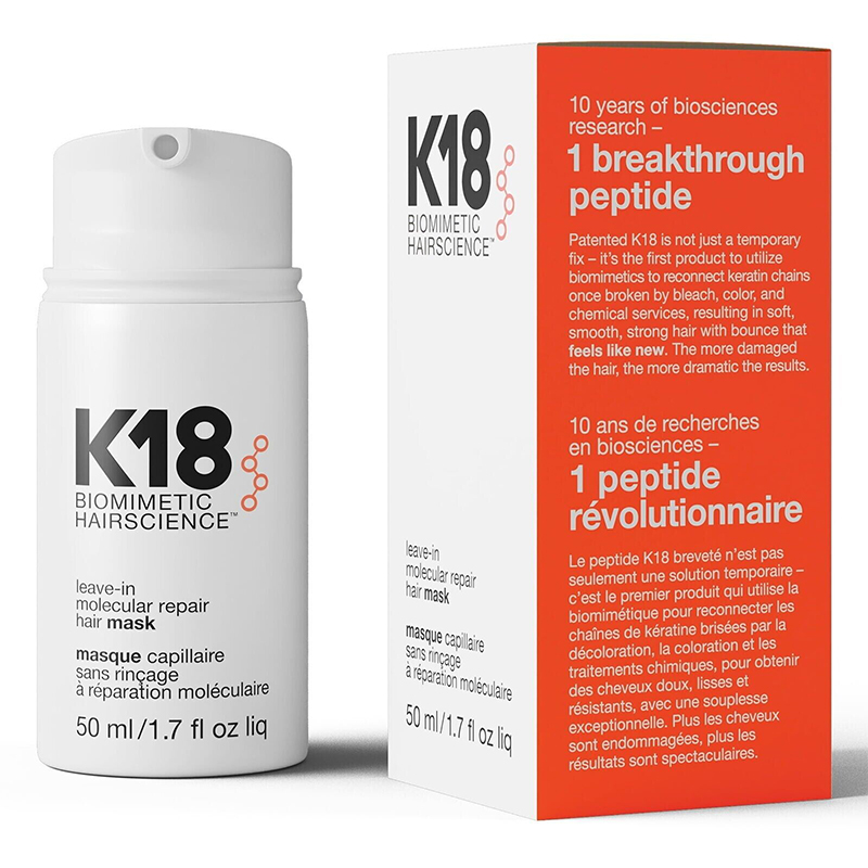 Best of Original K18 Leave-In Molecular Repair Hair Mask Damage Restore Soft Hair Deep Repair Keratin & Scalp Treat Hair Care Condition Reviews & Tips - Image 6