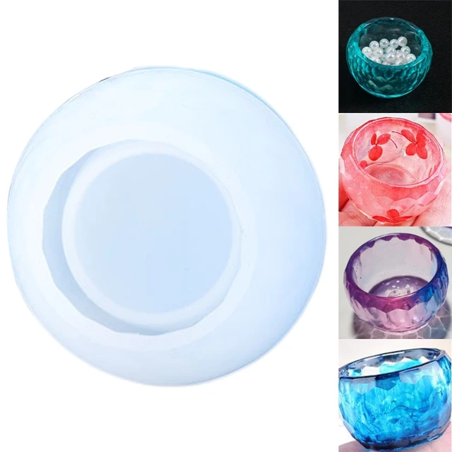 DIY Craft Bowl UV Crystal Epoxy Resin Mold Dish Plate Casting
