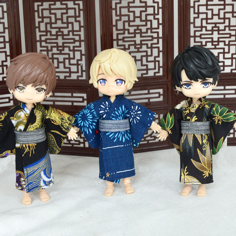 ob11 Kimono Baby clothes 1/12 bjd and wind baby clothes GSC clay man ymy kimono doll clothes doll accessories