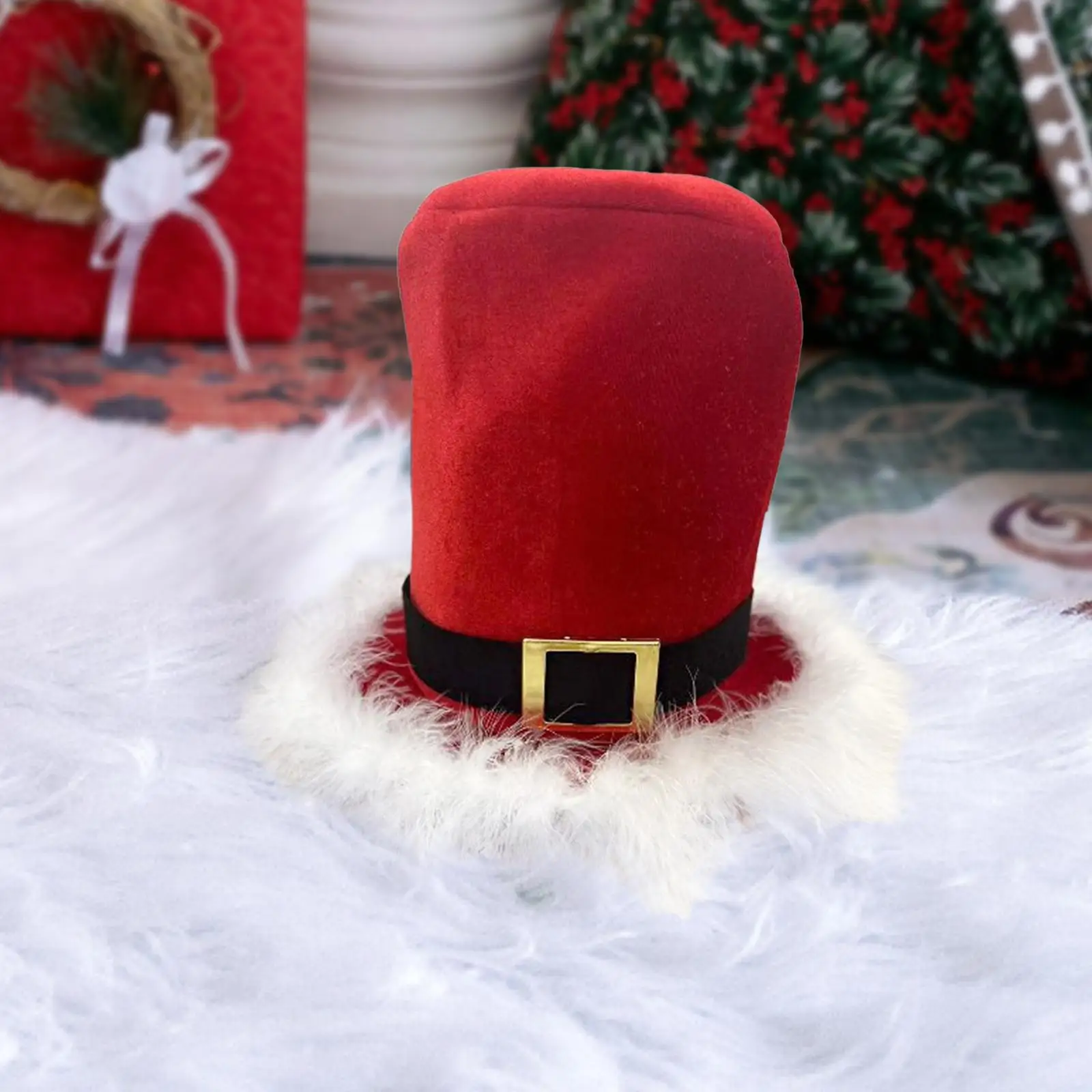 Christmas Top Hat Decorative Xmas Hat for Nightclub Photo Props Celebrations