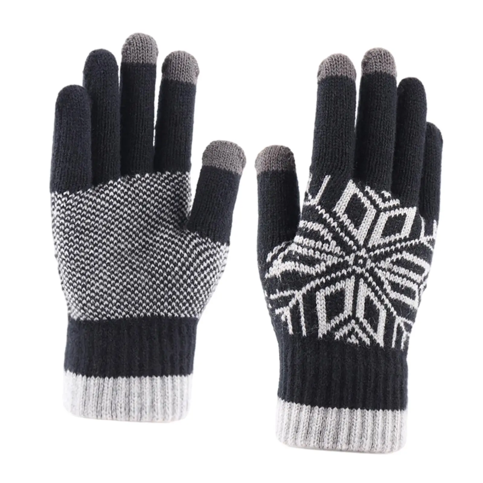 Winter Warm Gloves Touch Screen Mitten Texting Gloves for Skiing