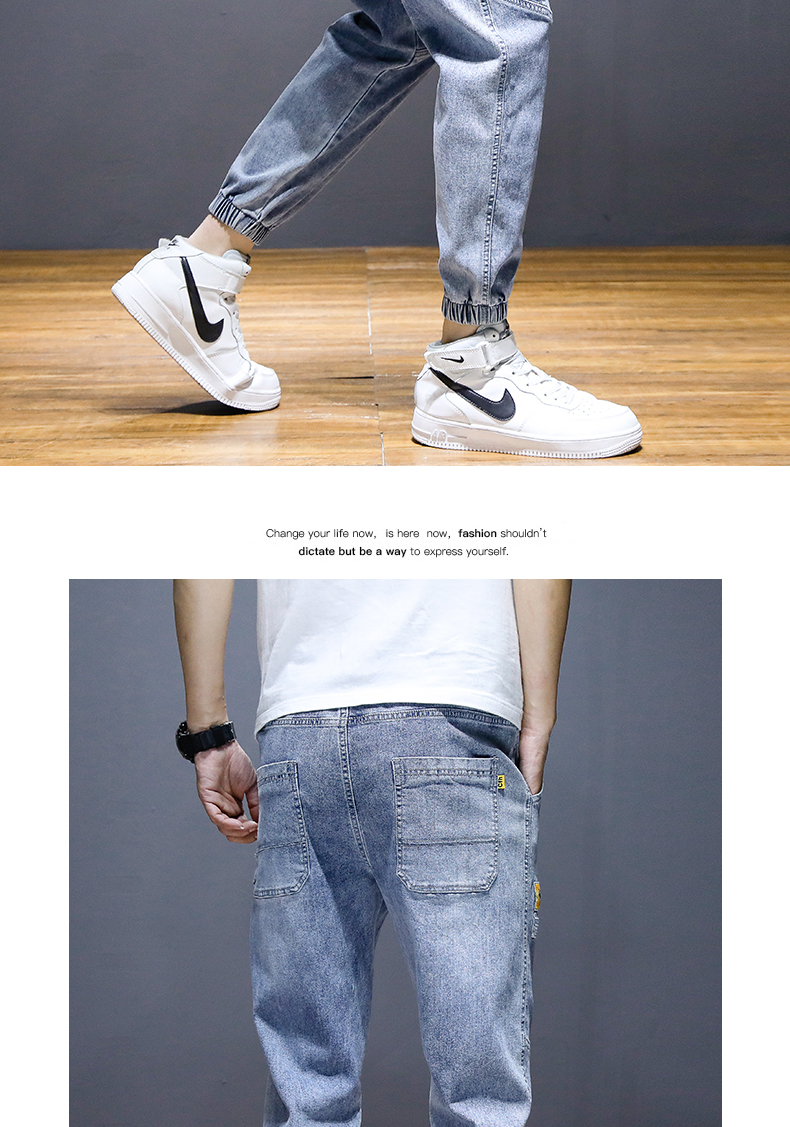 Title 7, Jeans skinny casual da uomo Vita media Comodo e...