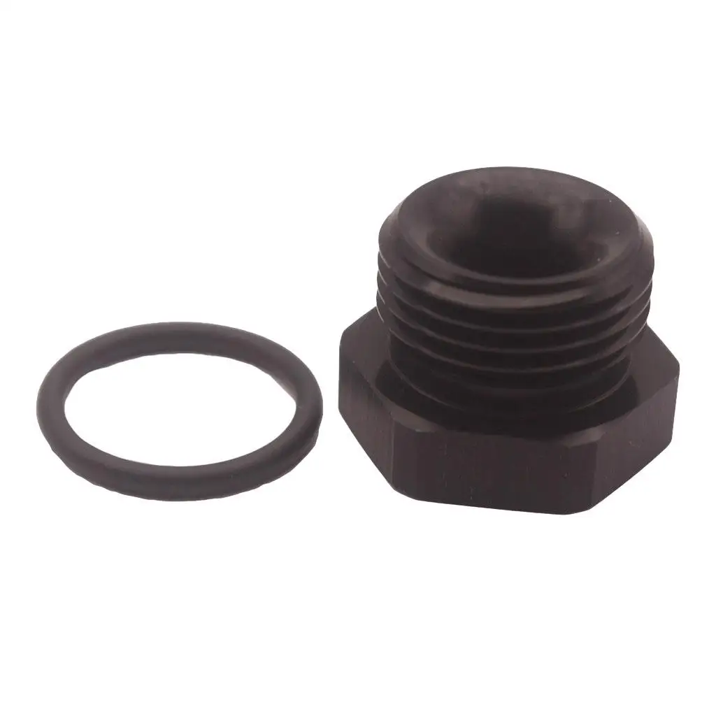 AN -10(AN10 -10) ORB  Head Port Plug with O  W/ 1/8