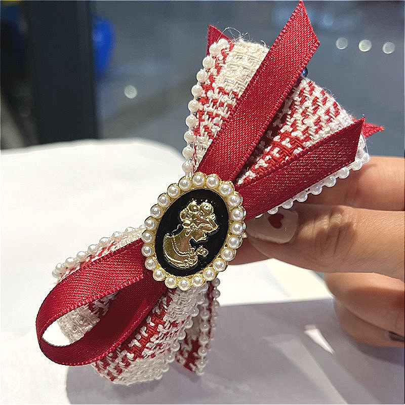 Mode neue einzigartige Haarschmuck Beauty Head Bananen clip mit Fliege für Frauen wunderschöne Look Back Löffel Pferdes chwanz perfekt – Detail 1