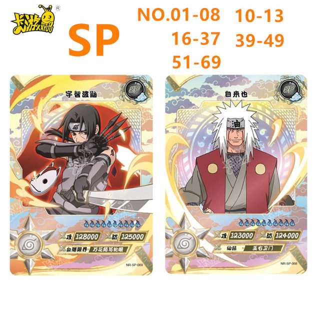 KAyou Naruto Cartão Conjunto Completo Raro SV BP SE GP CP SP CR MR