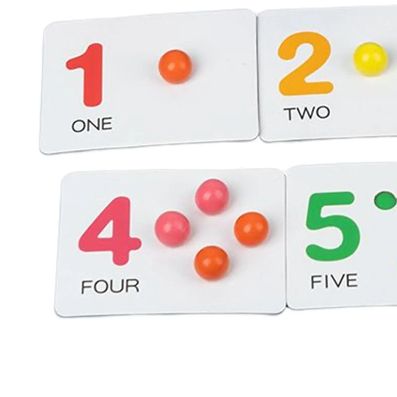 Rainbow Clip Bead Puzzle, Balls in Cups, Montessori Board Game for Kids