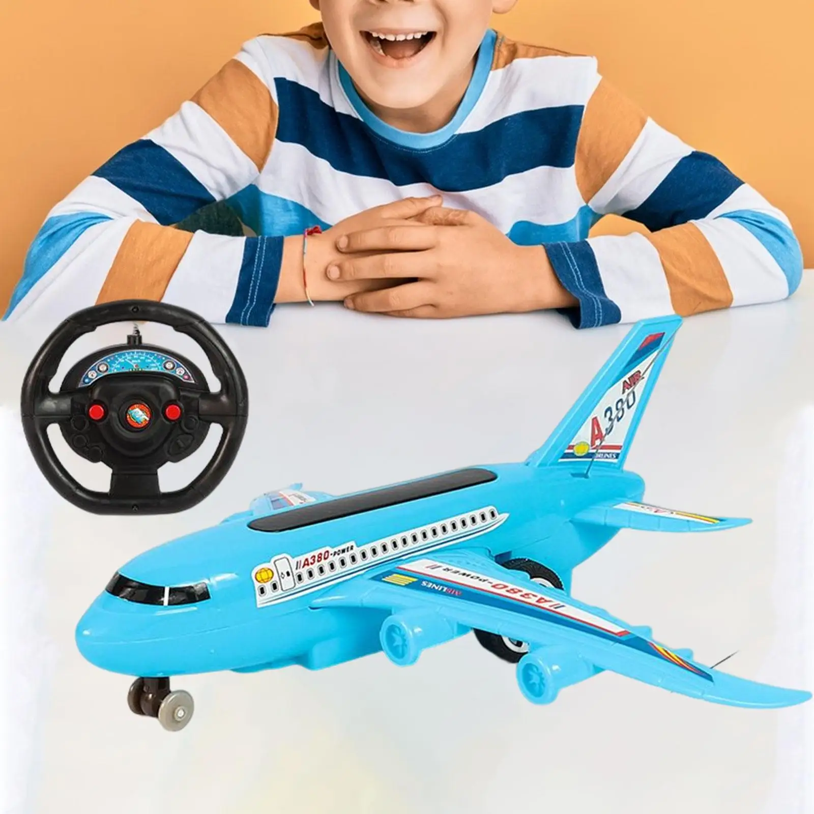 Remote Control Airplane Model Toy 2CH Forward/Backward Aircraft for Toddlers