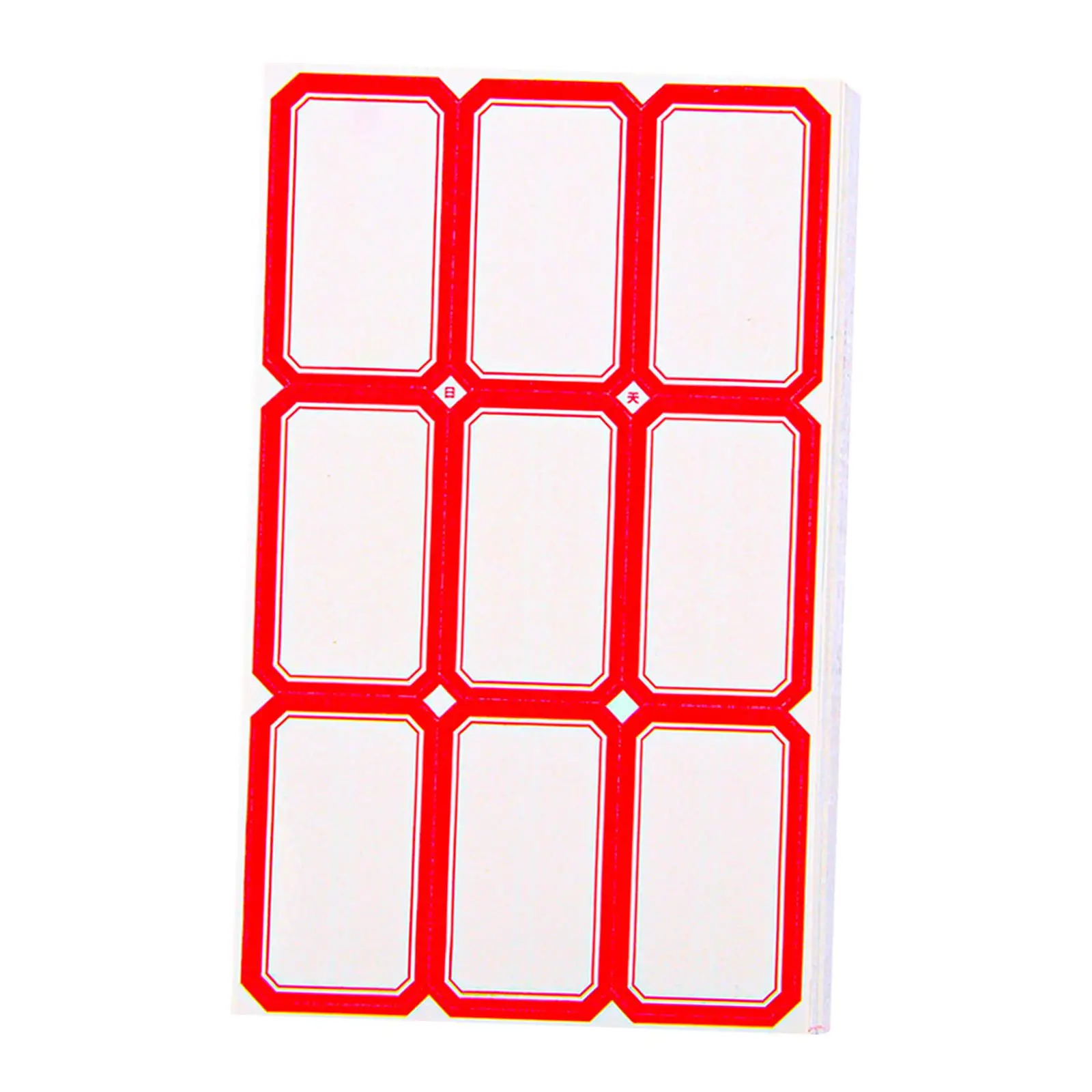 50 Sheets Name Tag Labels with Adhesive Directory Indexes Writable Name Tag Stickers for Jars Office Home Kindergarten Classroom