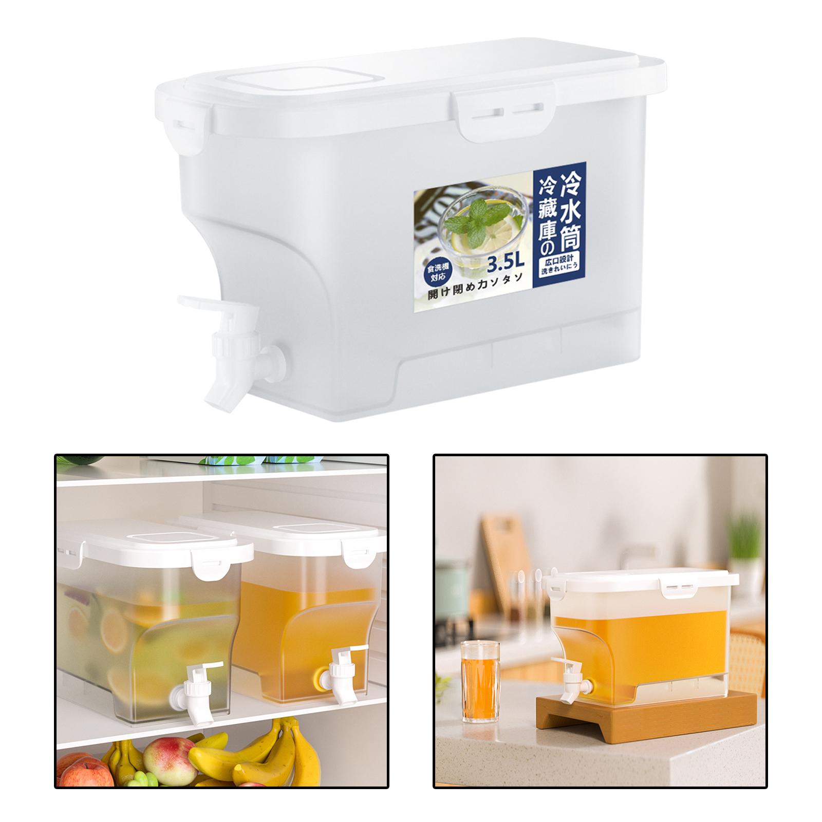 Summer Cold Water Jug Refrigerator Kettle with Tap for Coffee Beverage