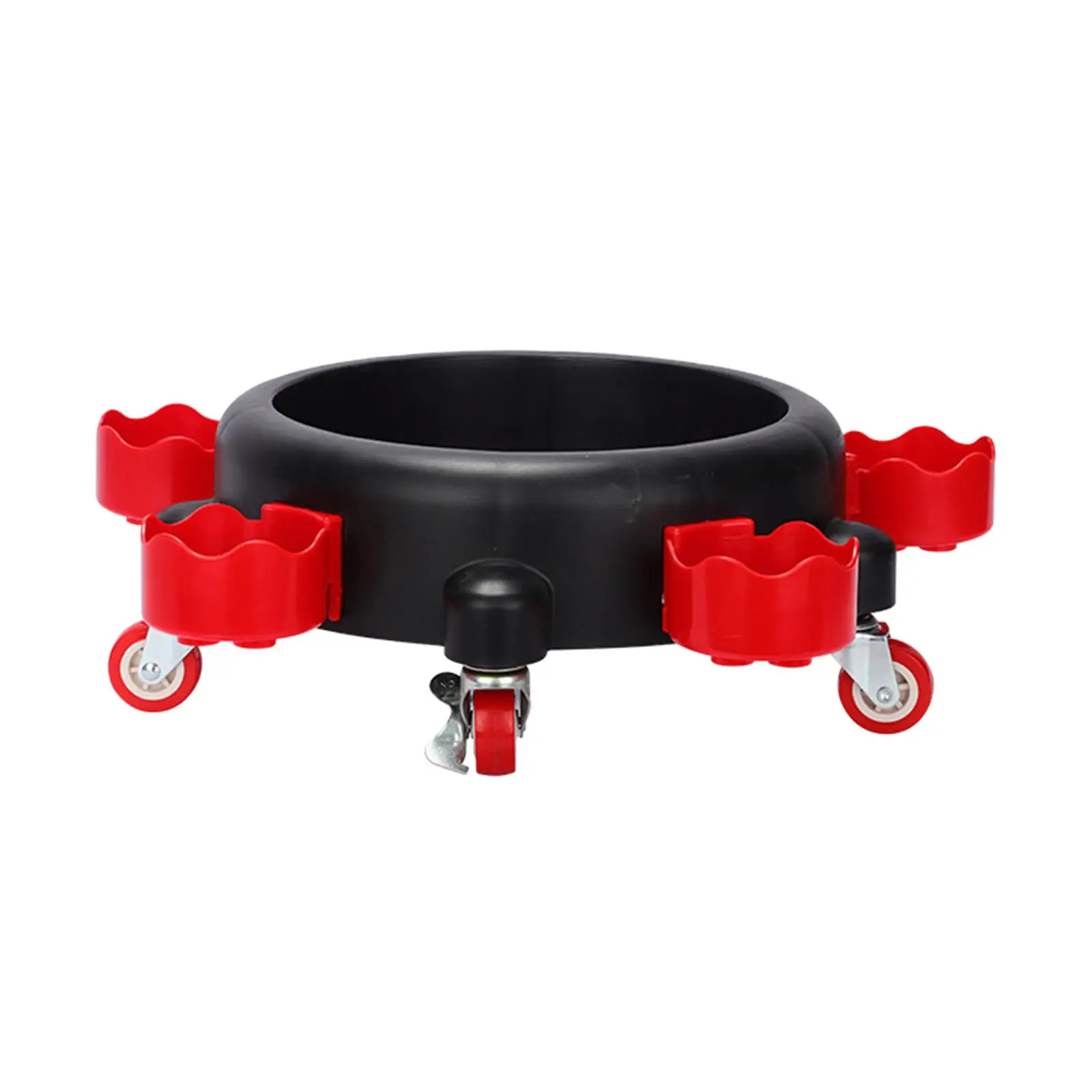 Bucket Dolly 360 Degree Rolling Dolly Heavy Duty Car Wash Bucket Base Pulley for Car Beauty Car Washing Detailing Cleaners